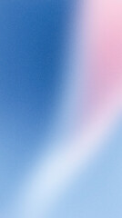 Poster - Abstract watercolor illustration featuring soft blue and pink hues blending seamlessly, creating a calming atmosphere with smooth gradients and gentle transitions for artistic backgrounds