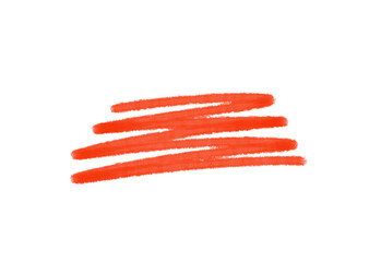 Poster - Vibrant textured red paint strokes creating dynamic patterns, ideal for graphic design elements on transparent background