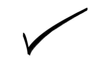 Poster - Hand-Drawn Back Arrow with Brushstroke Texture, Perfect for Design Elements, presented on transparent background