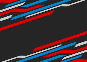 Aufkleber - Simple background with some random stripes pattern and with some copy space area