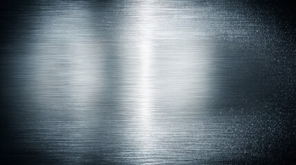 Poster - A grainy surface characterizes the bright metallic grey aluminum texture, which embodies sleek modernity