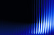 © Sviatlana Barysevich - Minimalist black transitioning to deep blue with narrow glass rays. Sleek, sharp, and futuristic aesthetic. Vertical, narrow glass-like rays create a sleek and sharp appearance