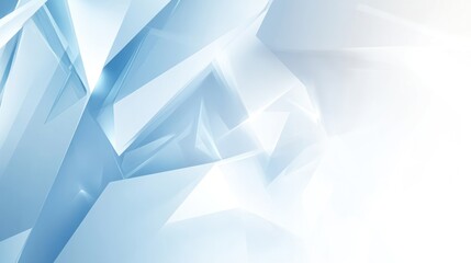 Aufkleber - Sophisticated light blue abstract background with sharp geometric lines