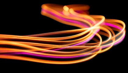 Poster - Dynamic Light Painting Symphony A Captivating Dance of Colorful Radiance and Energetic Trails