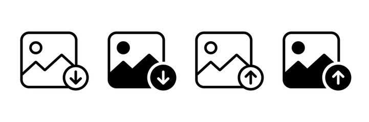 Aufkleber - download or upload picture vector icons. download image and upload image icon set.
