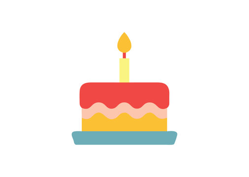 Birthday Cake vector illustration