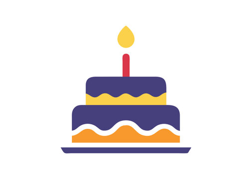 Birthday Cake vector illustration
