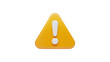 © Aminul - Warning Sign Alert Attention Caution Risk and Safety Icon Isolated on Black Background Informative Communication Design Element
