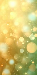 Poster - Soft, Calming Backdrop of Gentle Yellow Bokeh with Subtle Textures for Relaxing Visual Experiences