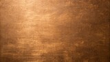A closeup of a scratched and worn copper surface creates a vintage and rustic textured background