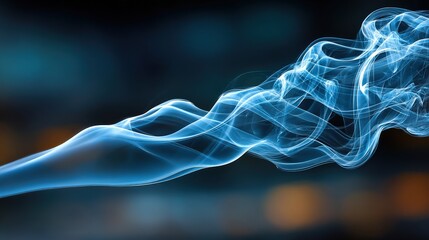 Poster - Ethereal Smoke Patterns and Their Artistic Significance
