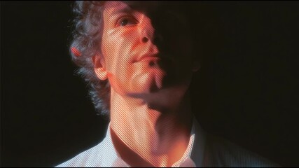Poster - Exploring the visual effects of light on the human form in a creative artistic performance