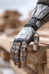 Poster - Advanced Robotic Arm in Construction Automating the Handling of Building Materials for Efficiency