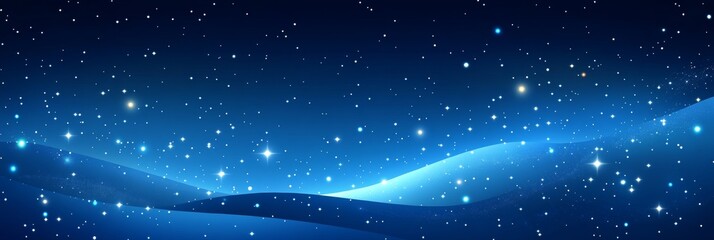 Poster - Dynamic and Radiant Blue Tech Background with Sleek Waves for Modern Digital Design Projects