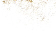 © Ink2Link - Abstract luxury gold splatter texture. Grunge gold dust glitter on transparent background. Elegant gold foil overlay for luxury design branding and festive graphics.