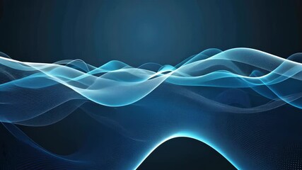 Poster - Engaging display of smooth, flowing waves that evoke a sense of tranquility and beauty in an abstract design