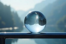 Crystal Ball And Blue Sky Free Stock Photo - Public Domain Pictures