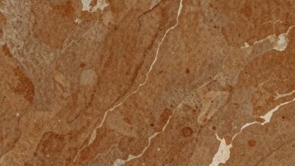 Poster - Brown stone surface with fine vein patterns