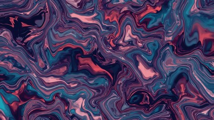 Poster - Blurred Patterns in Abstract Design