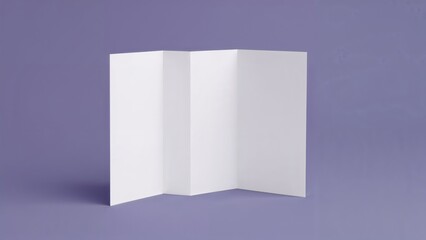 Poster - Clean brochure layout placed on a vivid color base