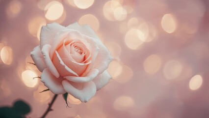 Poster - Blurred Floral Bokeh Abstract Design