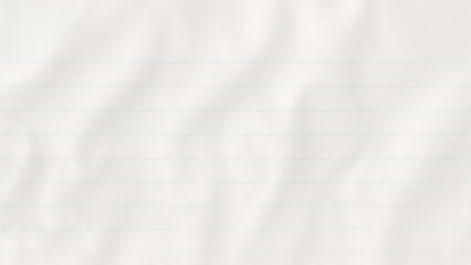 Poster - Lined blank page isolated on a spotless white background