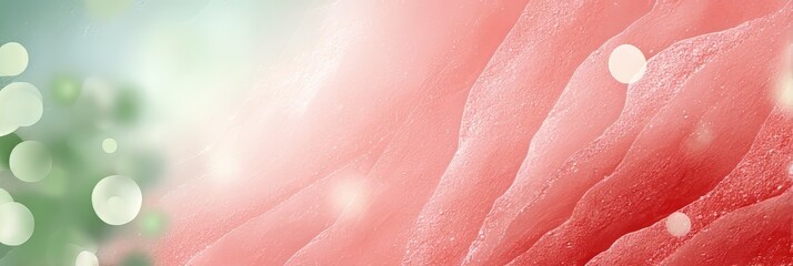 Poster - Delicate Pastel Texture with Serene Red Waves and Soft Focus for a Calm Minimalistic Background