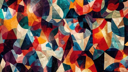 Poster - Chic geometric visual composition