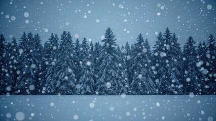 Poster - Winter-themed backdrop featuring festive elements and crystal snowflakes