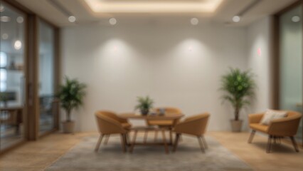Poster - Blurred professional environment setting