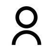 © Ariel - Simple user icon, outline symbol for person, account, or profile