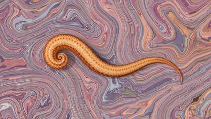Poster - Worm Characterized by Hammerhead Shape