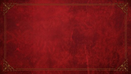 Poster - Scarlet texture surface ideal for graphic projects, festive motif, abstract pattern, design element, vintage paper frame