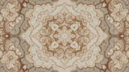 Poster - Wall interior backdrop featuring creative stone ceramic art in high resolution