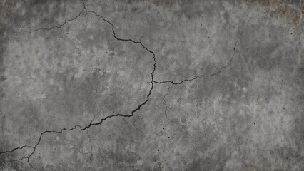 Poster - Worn-out vintage cement finish, abstract gritty wallpaper, and rough concrete background.