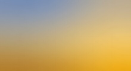Poster - A gradient background transitioning from a light blue at the top to a warm golden yellow at the bottom, creating a soft, blended effect.