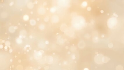 Poster - Blurred scene featuring warm lights and golden pearls perfect for winter holidays