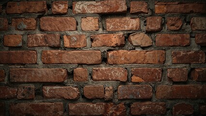 Poster - Texture of bricks captured in diffused illumination