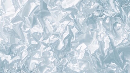 Poster - Textured background of white fabric with rippled and wrinkled surface