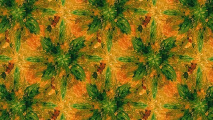 Poster - Macro shot highlighting leaf veins