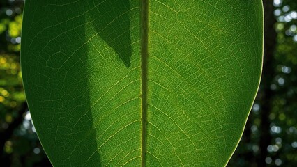 Poster - View of the lower surface of a rainforest foliage