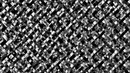 Poster - Stylized rhombus motif in a monochromatic palette ideal for posters, wallpapers, and panels