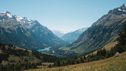Wall Mural - the southern island's stunning valleys and mountain scenery