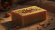 © prabu - Artisan Soap Bar with Botanical Accents - Natural Skincare Still Life
