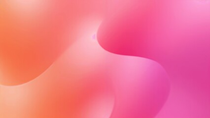 Poster - Soft gradient blend of orange, pink, and purple colors with a blurred effect