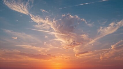 Wall Mural - Breathtaking Sunlight and Clear Sky