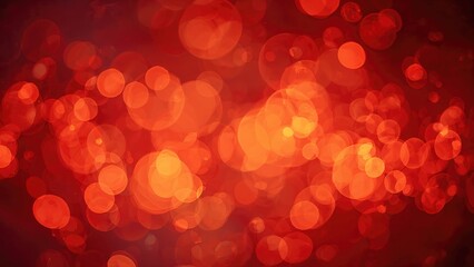 Aufkleber - Bokeh style abstract image with round shapes and colors similar to traffic lights