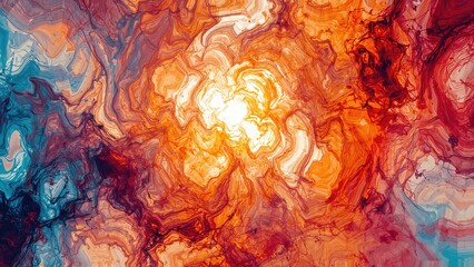 Poster - Abstract Vibrant Hues