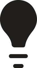 Aufkleber - Lamp line icon set. Idea lamp icon collection. Flat style