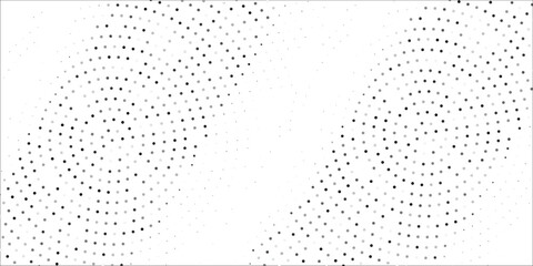 Fototapete - minimalist abstract circle halftones background
